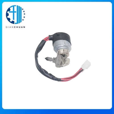 Ignition Starter Switch With Key 52200-41212 For Kubota M4900 M5700 M6800 M8200 M9000  Excavator Engine Spare Parts