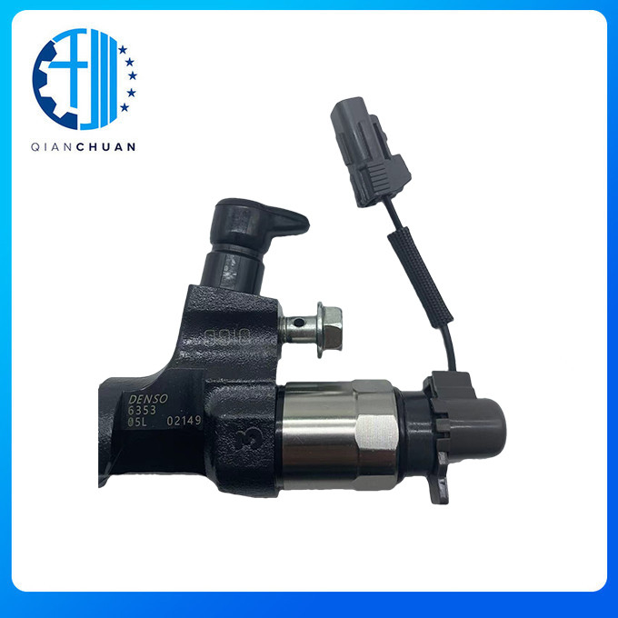 Fuel Injector Assy 095000-6353 For Kobelco SK200-8  SK210-8 J05E Engine Part