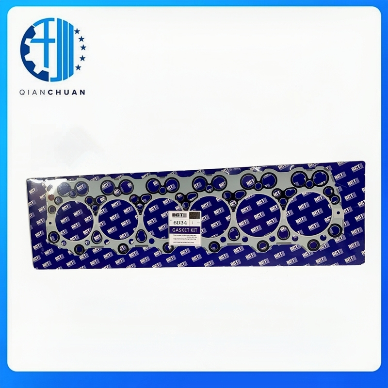 6D34 Engine Cylinder Head Gasket For Mitsubishi 6D34T FUSO FH FH211 5.8L Truck