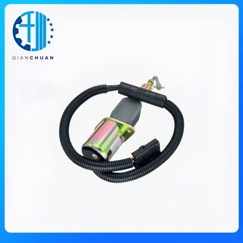 13026889 Fuel Shutdown Solenoid Valve 24V For Wechai Engine Shantui Road Roller SR10